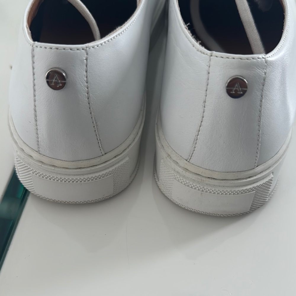 White Leather Men's Shoes